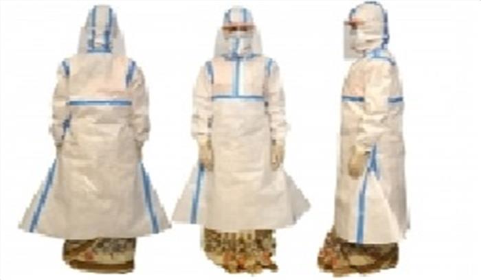 पहला यूनिसेक्स पीपीई नारी कवच कोविड-19 लॉन्च