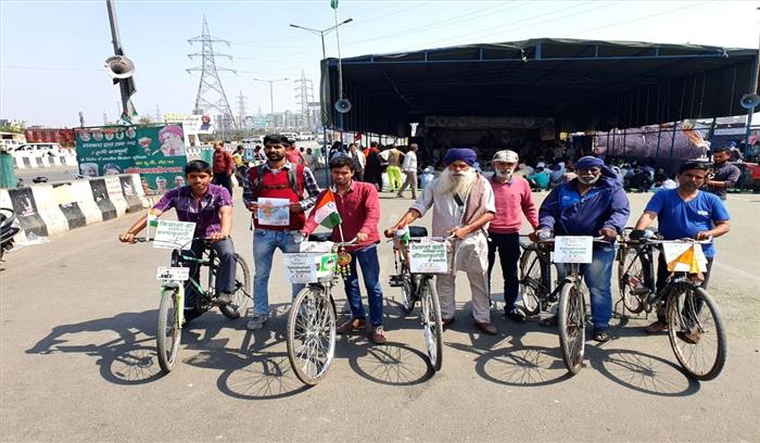 कृषि कानूनों के खिलाफ कन्याकुमारी से कश्मीर तक किसान निकालेंगे साइकिल मार्च
