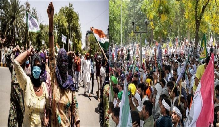 हिसार में किसान एकजुटता के बीच किसानों पर दर्ज केस होंगे वापस