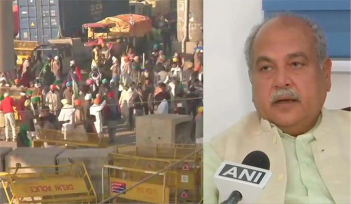 कृषि मंत्री तोमर ने किसान नेताओं को बातचीत के लिए मंगलवार को बुलाया