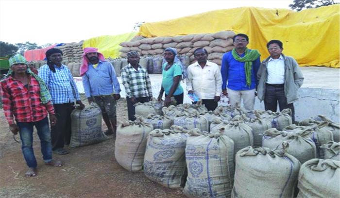 अब तक साढ़े 4 हजार  क्विंटल हुई धान खरीदी