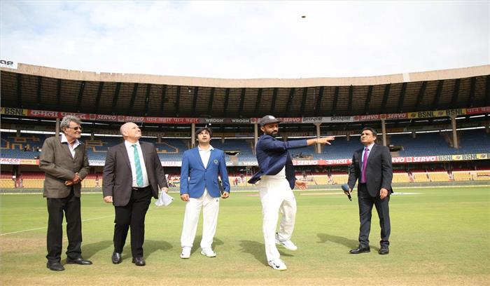 भारत-अफगानिस्तान टेस्ट: भारत ने टॉस जीतकर लिया पहले बल्लेबाजी का फैसला