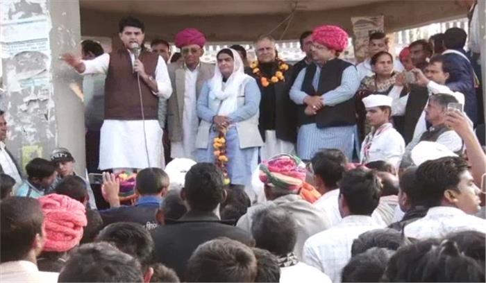 कांग्रेस की सरकार में नये राजस्थान की संरचना होगी: पायलट