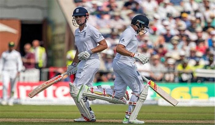 बर्मिघम टेस्ट : कुक, रुट की शानदार शतकीय पारी से इंग्लैंड मजबूत
