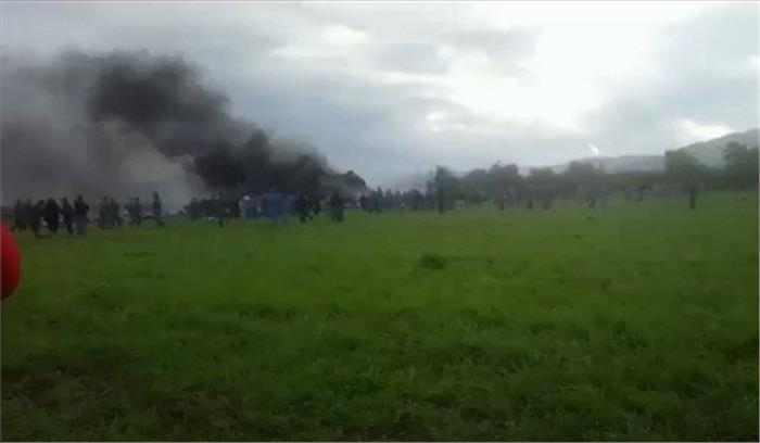 अल्जीरिया में सैन्य विमान दुर्घटनाग्रस्त,कई की मौत