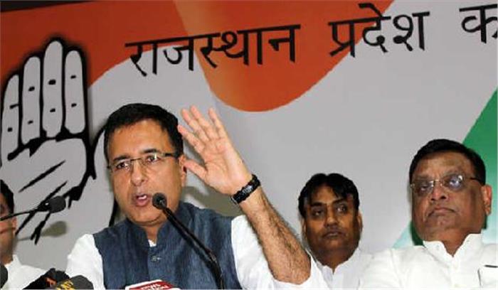 राजग सरकार देश की  सुरक्षा बनाये रखने में असक्षम: सुरजेवाला