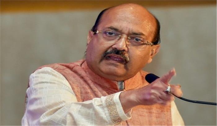 अमर्यादित टिप्पणी करने वाले आजम खान को आश्रय देती है सपा:  अमर सिंह