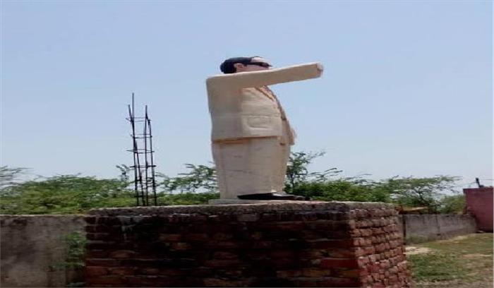 अंबेडकर की प्रतिमा को तोड़ने के आरोप में अज्ञात आरोपी के खिलाफ मामला दर्ज