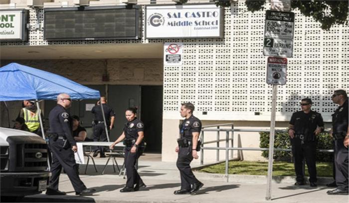 लॉस एंजेलिस के साल्वाडोर कास्त्रो मिडल स्कूल में गोलीबारी, 5 घायल
