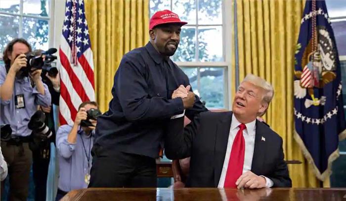 रैपर कान्ये वेस्ट ने की डोनाल्ड ट्रंप से मुलाकात