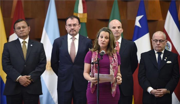 नाफ्टा में संशोधन पर अमेरिका और कनाडा के बीच नहीं बनी सहमति