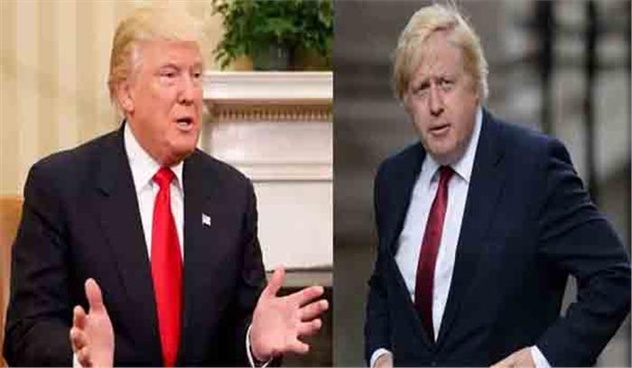 ब्रेक्जिट के बाद ब्रिटेन के भविष्य को लेकर ट्रम्प, जॉनसन के बीच चर्चा