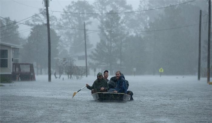 अमेरिका में तूफान फ्लोरेंस से मरने वालों की संख्या बढ़कर 37 हुई