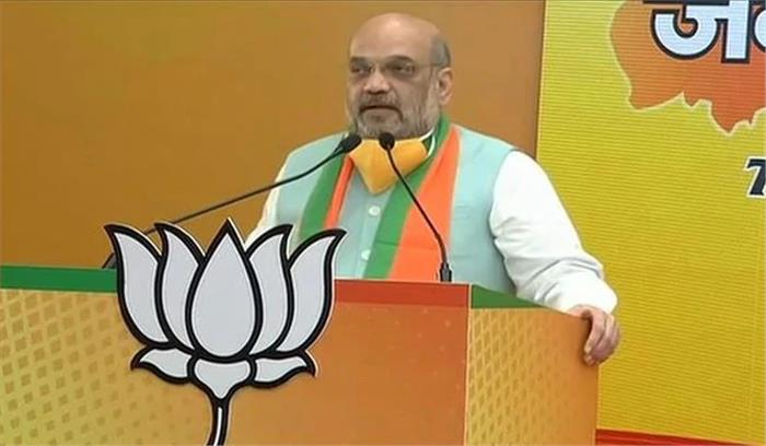 इंदिरा चलीं गईं, गरीबी वहीं की वहीं रही, मोदी ने जो बोला वो किया : अमित शाह