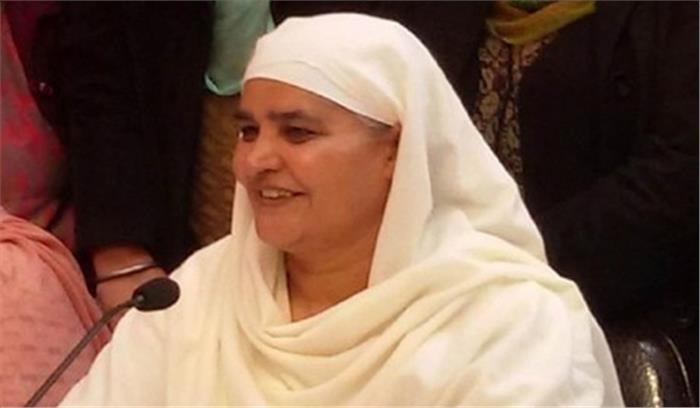 बीबी जागीर कौर तीसरी बार बनीं एसजीपीसी अध्यक्ष