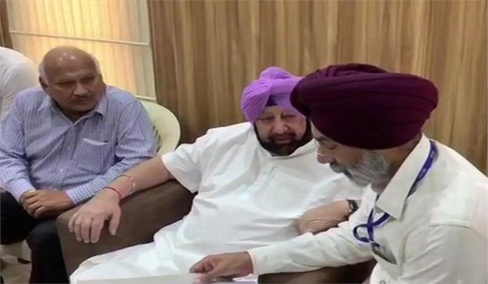 अमृतसर रेल हादसा: अमृतसर पहुंचे मुख्यमंत्री अमरिंदर सिंह