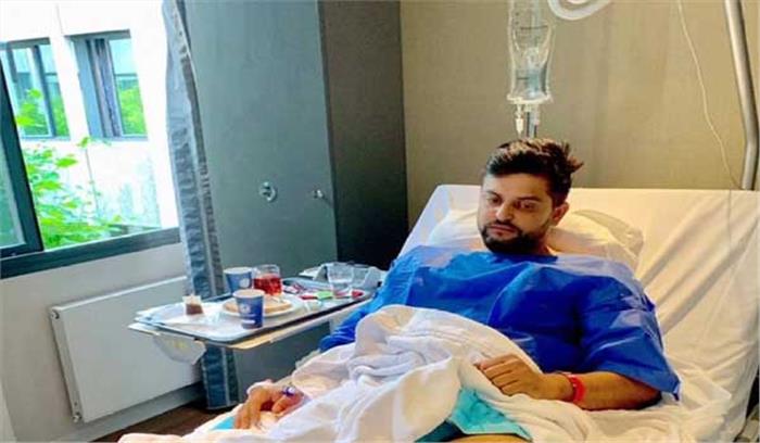 सुरेश रैना के घुटने की हुई सर्जरी