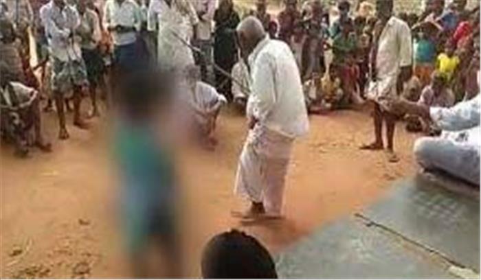 आंध्र प्रदेश में लड़के के साथ भागने पर नाबालिग लड़की की बेरहमी से पिटाई