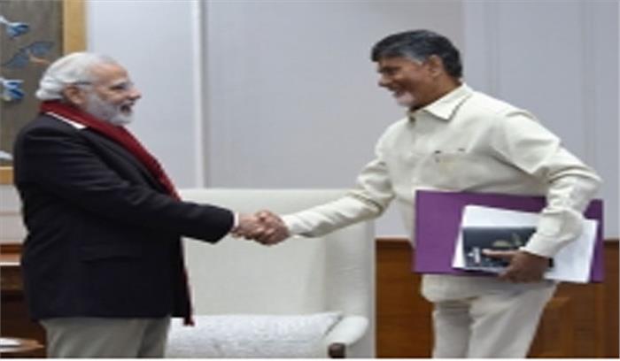चंद्रबाबू नायडु ने पीएम मोदी से की मुलाकात, प्रतिबद्धताओं को पूरा करने का आग्रह किया