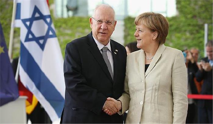 मर्केल और रिवलिन ने की मध्यपूर्व की स्थिति पर चर्चा