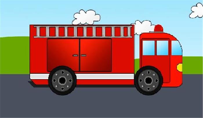 पशुओं की हड्डियां ले जा रहे ट्रक को बदमाशों ने किया आग के हवाले