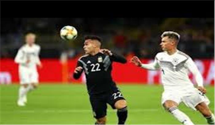 फुटबॉल : अर्जेंटीना-जर्मनी का दोस्ताना मैच 2-2 से ड्रॉ