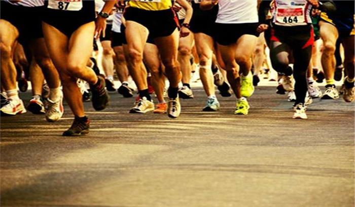 सेना के जवानों के लिए आयोजित हुई मैराथन