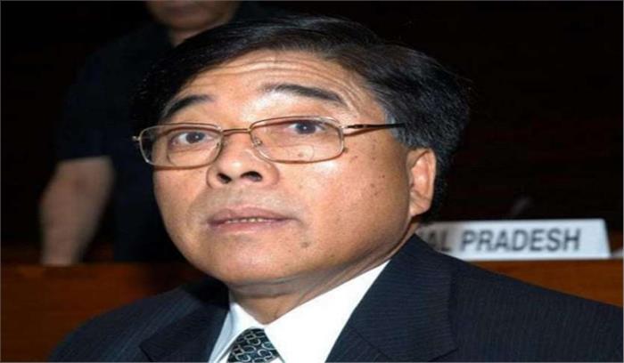 अरुणाचल के पूर्व मुख्यमंत्री गेगोंग अपांग का भाजपा से इस्तीफा