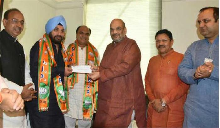 अरविंदर सिह लवली और  अमित मलिक बीजेपी में शामिल 