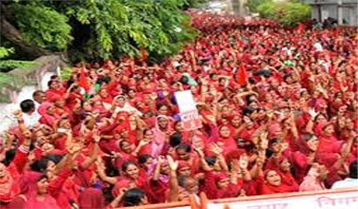 आम आदमी पार्टी का आशा वर्करों को मिला समर्थन 