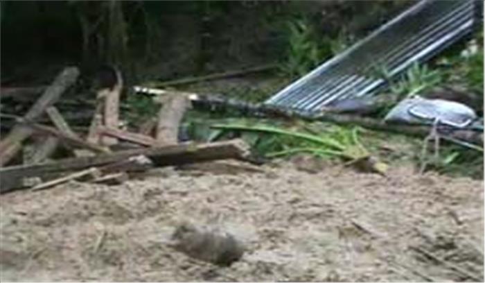 असम : भूस्खलन में 1 व्यक्ति की मौत, 2 घायल