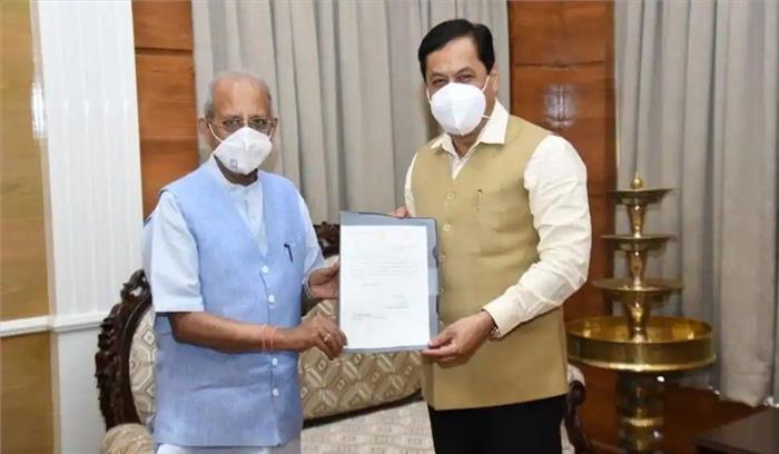 असम के मुख्यमंत्री सर्बानंद सोनोवाल ने दिया इस्तीफा