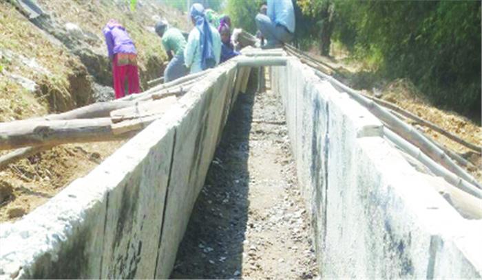 पोड़ी-चपोरा सड़क का गुणवत्ताहीन निर्माण