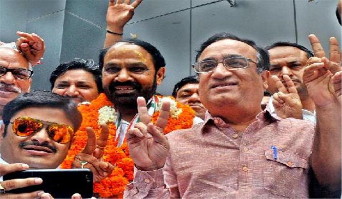 कांग्रेस व आप उम्मीदवार ने दाखिल किए नामांकन