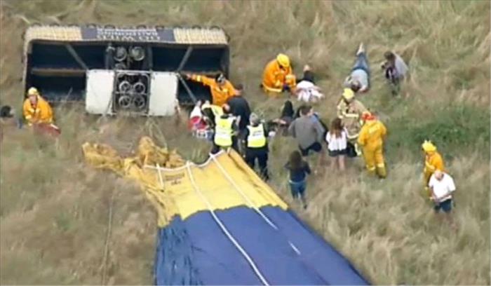 ऑस्ट्रेलिया : गर्म हवा के गुब्बारे की लैंडिंग में 7 घायल