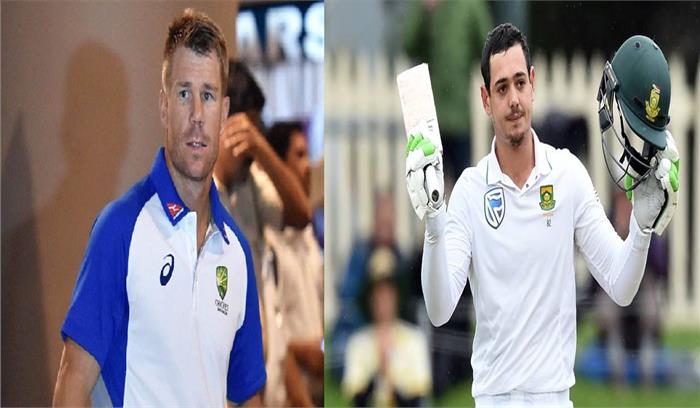 पत्नी को अपशब्द कहने पर क्विंटन से विवाद कर बैठे डेविड वॉर्नर