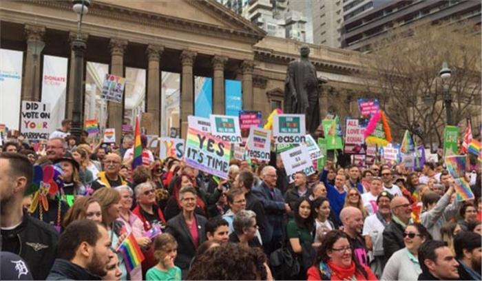 ऑस्ट्रेलिया में 61 फीसदी मतदान समलैंगिक शादी के पक्ष में