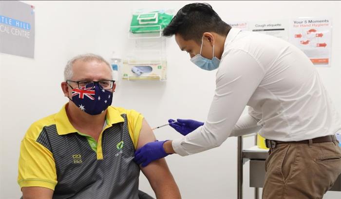 ऑस्ट्रेलिया के प्रधानमंत्री स्कॉट मॉरिसन ने लगवाया कोरोना का टीका