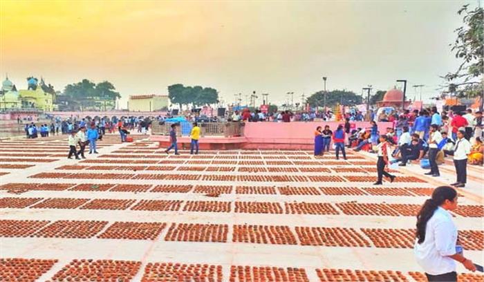 अयोध्या में शनिवार को दीपोत्सव, 5 लाख 51 हजार दीप जलेंगे
