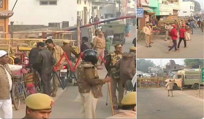 बाबरी विध्‍वंस की 26वीं बरसी पर अयोध्‍या में सुरक्षा चाक-चौबंद