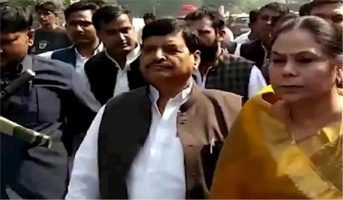 अयोध्या में भीड़ के खिलाफ शिवपाल की पार्टी ने निकाला पैदल मार्च