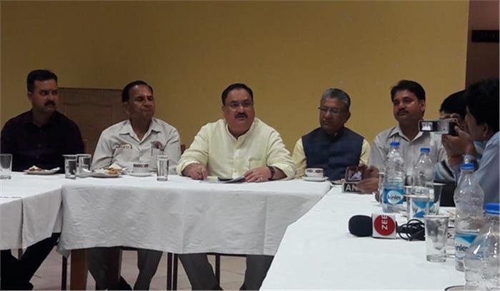 आयुष्मान भारत स्वास्थ्य के क्षेत्र में दुनिया की सबसे बड़ी योजना : नड्डा