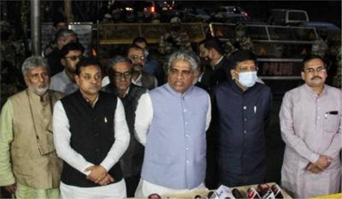 भाजपा ने बंगाल में ममता सरकार को उखाड़ फेंकने का पास किया राजनीतिक प्रस्ताव