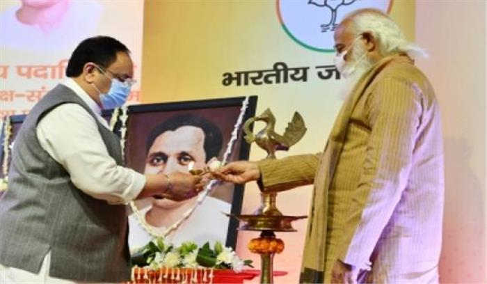 भाजपा के पदाधिकारियों ने कोविड प्रबंधन और कृषि कानूनों के लिए पीएम को सराहा