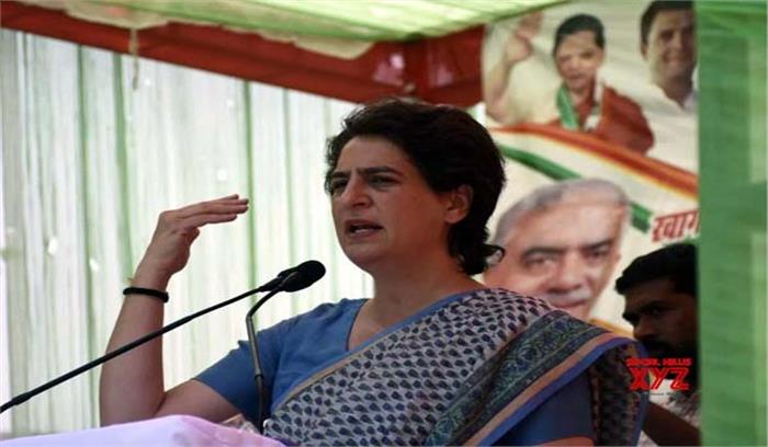 भाजपा के पास कोई महान नेता नहीं, इसलिए पटेल को अपना रहे : प्रियंका