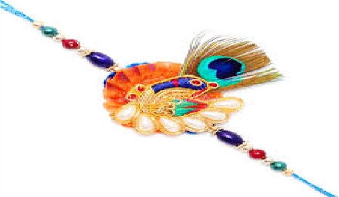 बीजेपी महिला मोर्चा सदस्यों ने बांधी वायु सैनिकों को राखी