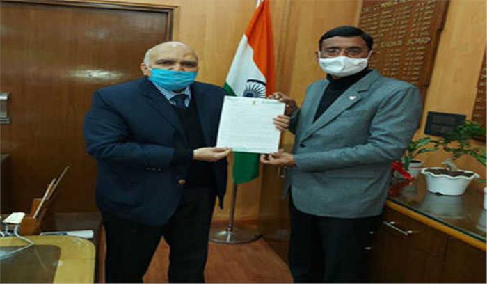 भाजपा सांसद संजय सेठ ने रेलवे के नवनियुक्त चेयरमैन से मुलाकात की