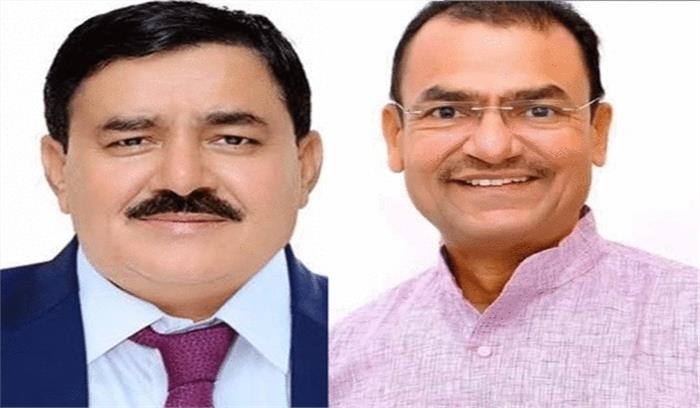 गुजरात राज्यसभा उपचुनाव: भाजपा के मोकरिया और अनावाडिया ने किया नामांकन