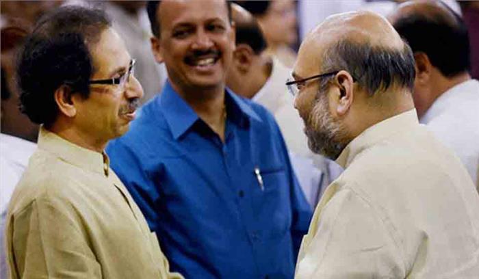 तनावपूर्ण संबंधों को ठीक करने के लिए अमित शाह कल उद्धव ठाकरे से करेंगे मुलाकात 