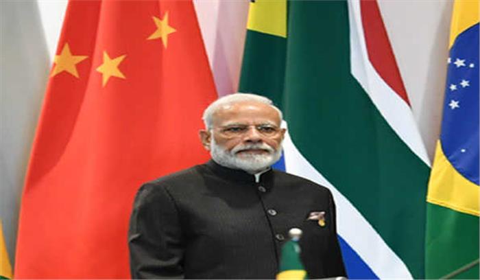 ब्रिक्स व्यापार 5 खरब डॉलर तक पहुंचाने का रोडमैप बने : मोदी